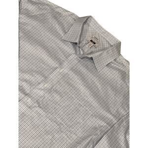Joseph Abboud, Green and Blue, Buttondown,‎ Size 20 36/37 Tall, 1043Y